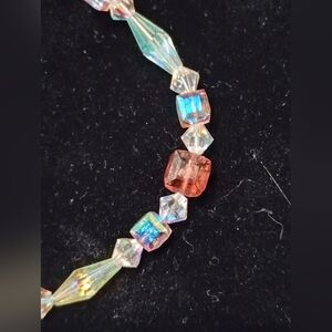16" Women's Multi Colored Glass Necklace